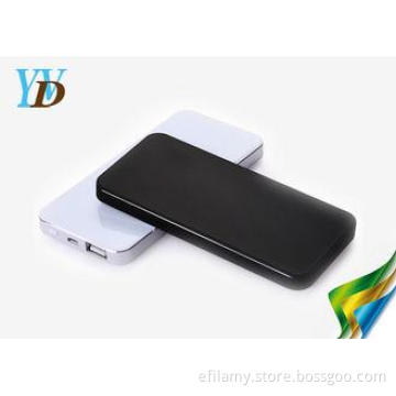 4000mAh Ultrathin Pocket Black Power Bank For Laptop / MP3